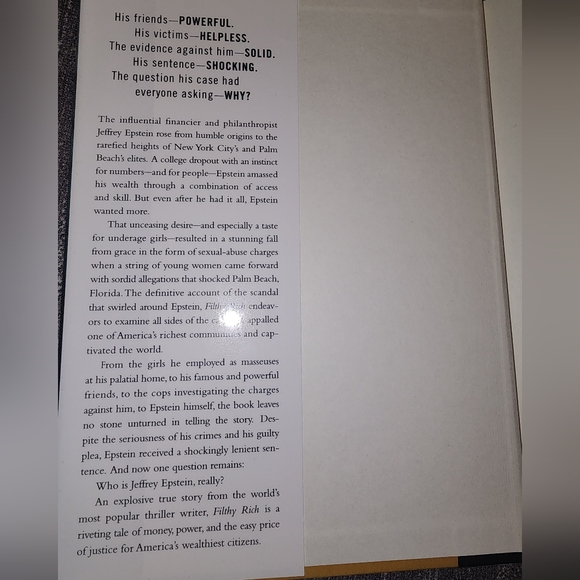 Filthy Rich by James Patterson Book #1 Best Seller - Picture 4 of 5